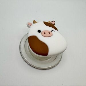 NWT Squishmallows MagSafe PopSocket PopGrip - Ronnie the Cow 🐮